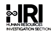 Human Resources Investigation Section mark